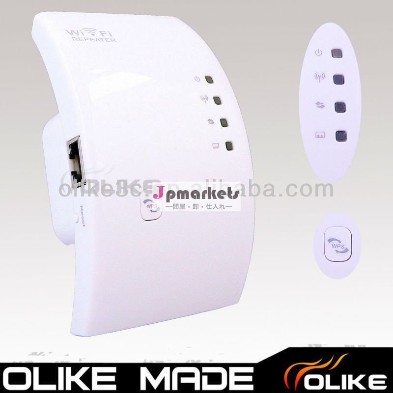 ワイヤレス- nワイヤレスwifiリピータ802.11n/b/gネットワークのルータ300m2dbiレンジエクステンダ問屋・仕入れ・卸・卸売り