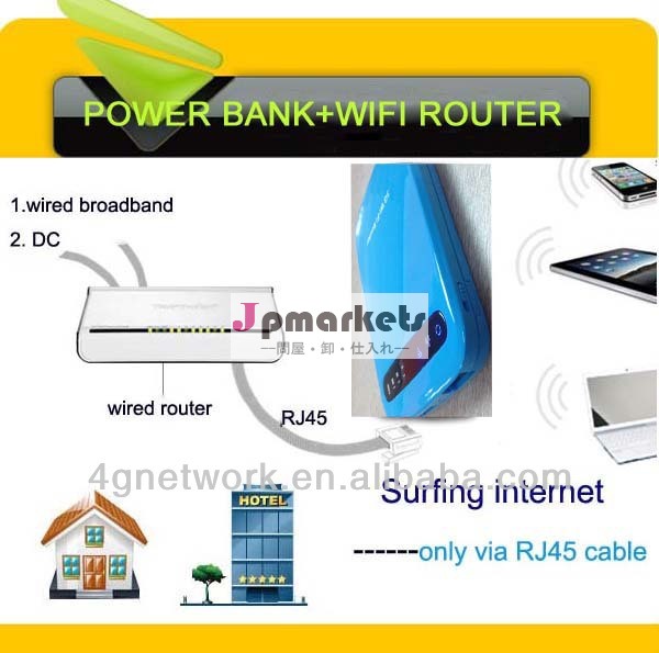 10400mAh 大型電気3グラムMiFiのルータ問屋・仕入れ・卸・卸売り