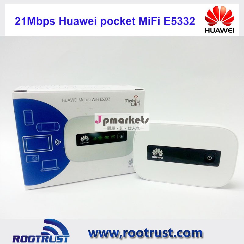 ロックされていないモバイルwifiルーターホットスポットhspa+simカードスロットとe5332huawei社問屋・仕入れ・卸・卸売り