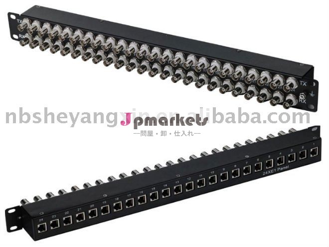 RJ45 7Balunのパネル24E1 G.703のツイストペアケーブルの同軸ケーブルのアダプター問屋・仕入れ・卸・卸売り