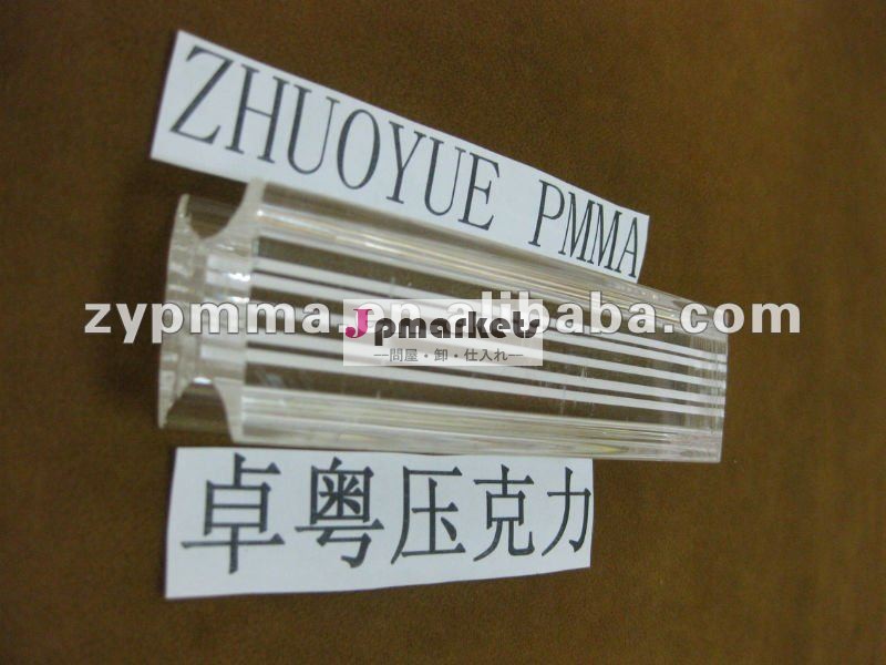 r形状ライン付きアクリル棒問屋・仕入れ・卸・卸売り