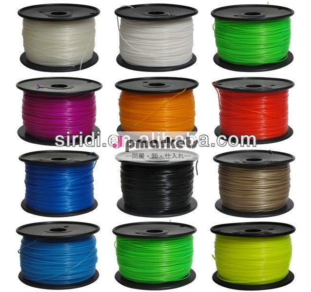 中国工場用品3dプリントのためのフィラメント3dペン28色1kg/spoolabs/pla/ヒップフィラメント1,75mm3mm問屋・仕入れ・卸・卸売り