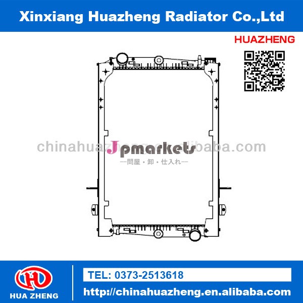 ヘビーデューティートラックのアルミラジエーター1992年1628621/1265520/1241583/1265522dafスペアパーツ問屋・仕入れ・卸・卸売り