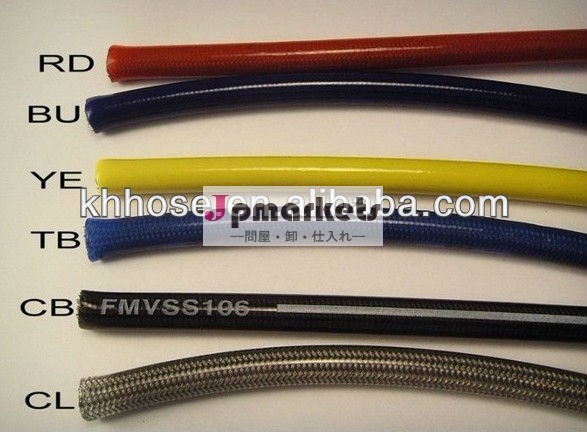 中国工場供給ステンレス鋼編組pvcカバーフロントブレーキライン問屋・仕入れ・卸・卸売り