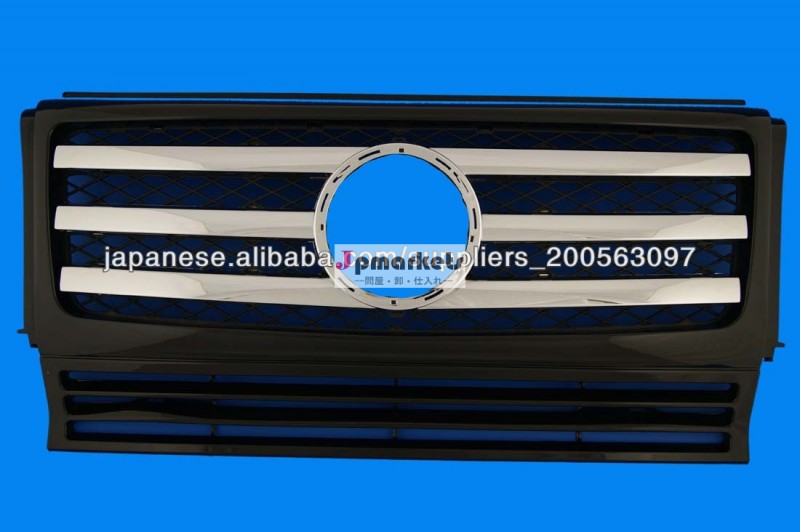 新しい黒クロームスタイルのメルセデス・ベンツフロントグリルW463(1986-2010)問屋・仕入れ・卸・卸売り