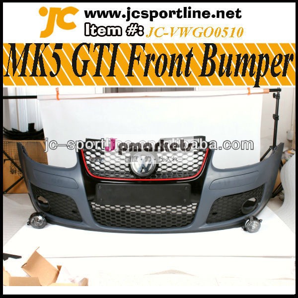 pp材料高スタイルmk5gtiフロントバンパーボディキットバンパーグリル付きmk5vwトゥーラン問屋・仕入れ・卸・卸売り