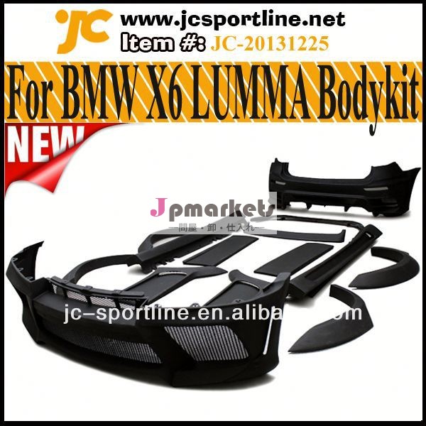 高品質のグラスファイバーの車体キットx6lummaのスタイルとフェンダーフレア、 bmwx6e71用スポイラー問屋・仕入れ・卸・卸売り