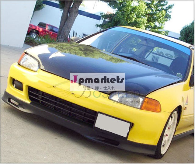 スプーンスタイルホンダ用炭素繊維のフロントリップ1992-19952dr3dr市民など問屋・仕入れ・卸・卸売り