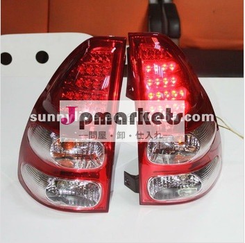 TOYOTA プラド2700 4000 FJ120 LC120のLEDテールライト2003年-2009年 赤白色のV1タイプ問屋・仕入れ・卸・卸売り