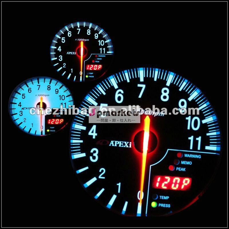 車のメートルの回転速度計APEXI DECS 5の" (120mm)白いパネル問屋・仕入れ・卸・卸売り