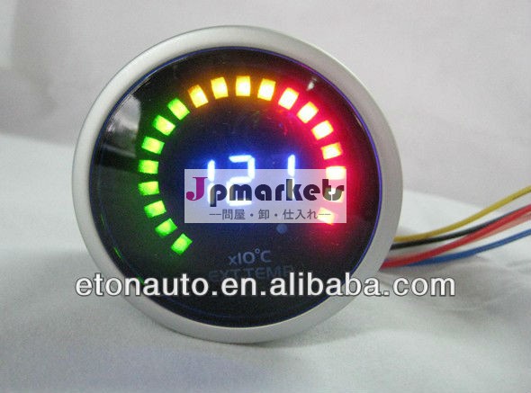 ユニバーサルレーシングカーのオートメーター/carautogauge52ミリメートル排気温度計/extledディスプレイ付きゲージ、 高品質熱い販売。問屋・仕入れ・卸・卸売り