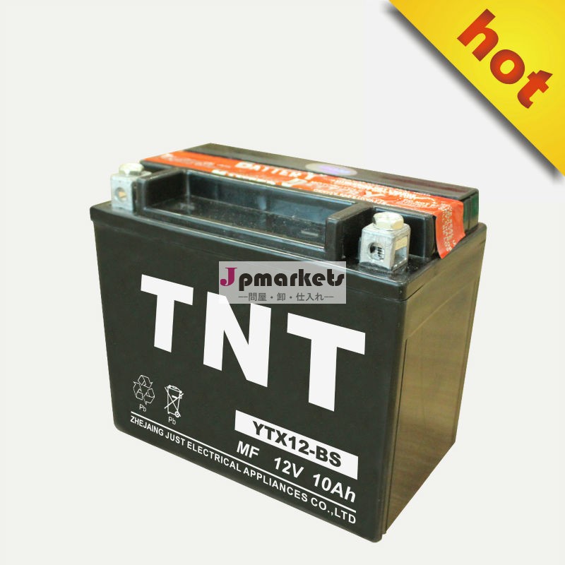 安いスクーターオートバイバッテリー電池12v10ahytx12-bs問屋・仕入れ・卸・卸売り