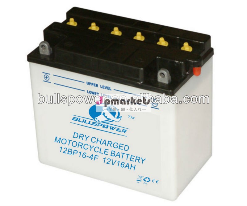 乾燥充電オートバイbattery12bp16-4f12v16ahをフラッディング問屋・仕入れ・卸・卸売り