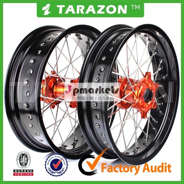 の3.5" x17" ・5.0" x17" のためのktmsupermotoホイールスポークcnc問屋・仕入れ・卸・卸売り