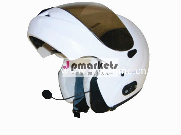 新しい近代的なフルフェイスヘルメットをフリップアップabsブルートゥース付問屋・仕入れ・卸・卸売り