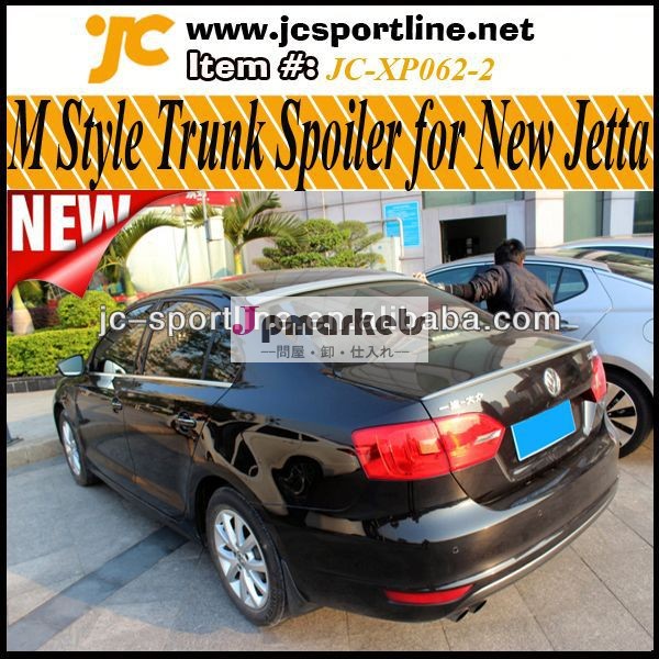 mのデザイン2013オートスポイラー、 カーリアスポイラーvwジェッタ用トランクスポイラーリップ問屋・仕入れ・卸・卸売り
