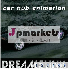 車ハブアニメーションが非常にクールなタイヤライトLEDライト車を実行しているイメージのLEDライト問屋・仕入れ・卸・卸売り