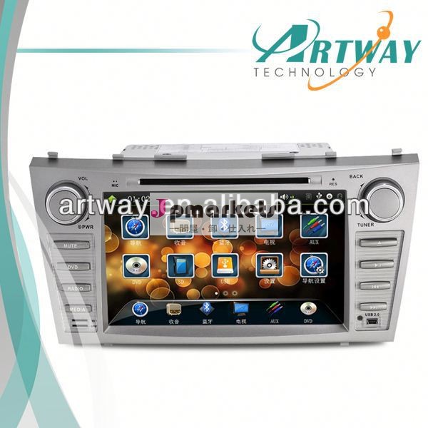 新しい8" lcd用車のdvdプレイヤーcapasitive2012トヨタカムリgps付きipodのrds8611mbttv問屋・仕入れ・卸・卸売り
