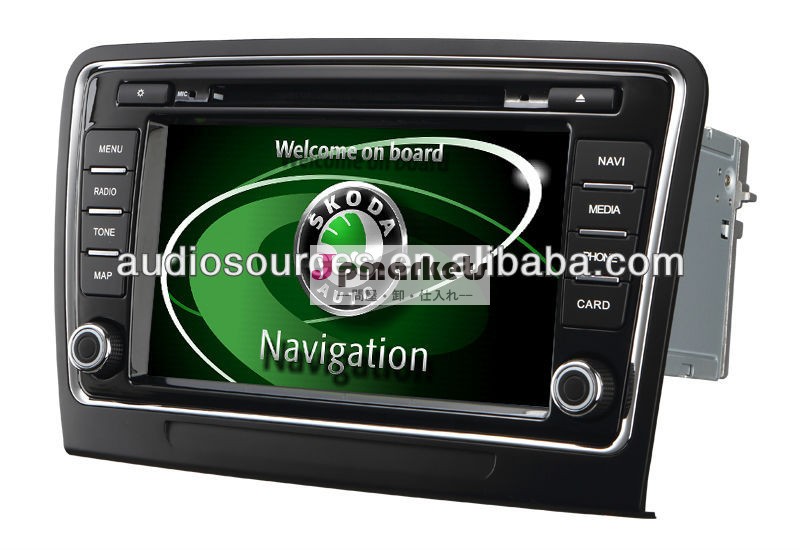 8" 車載用pc用マルチメディアプレーヤーシュコダ素晴らしいdvd、 can-busによってbtgpstmcdvbtデュアルacopsＩＰＡＳiphoneipodのラジオrds機能問屋・仕入れ・卸・卸売り