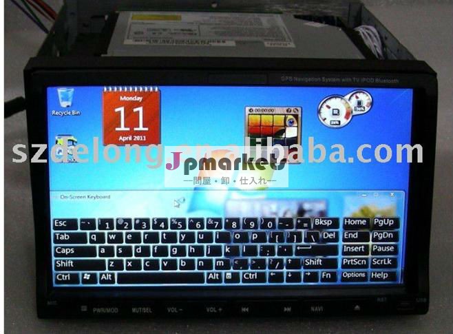 7インチ2の喧騒車のpcにタッチスクリーンと建て- gps問屋・仕入れ・卸・卸売り