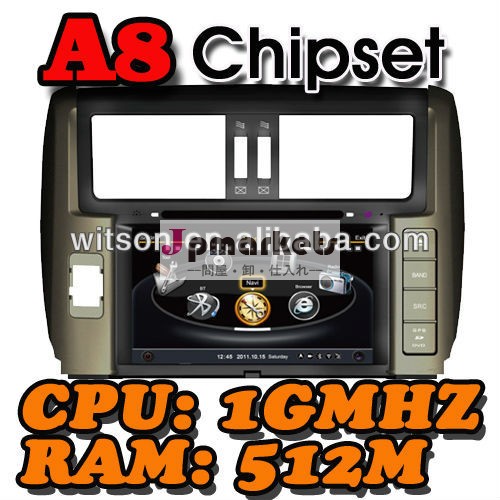 WITSON A8 チップセット 1 gb CPU gps ナビゲーション自動ラジオ車 dvd プレーヤー ため TOYOTA PRADO 150 Series (2010-2011)問屋・仕入れ・卸・卸売り