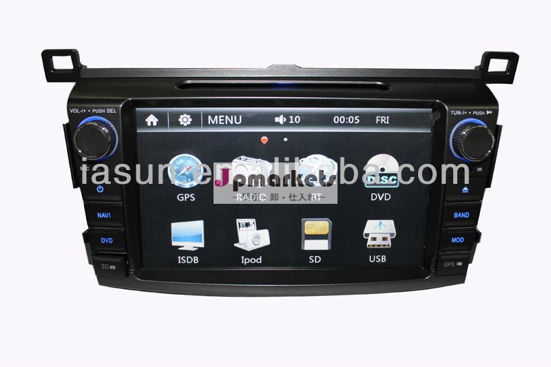 特別な車のdvdトヨタrav42013/熱い販売アイテムdvd付、 usb/sd、 ipodの、 gps、 isdb3gおよびオプション問屋・仕入れ・卸・卸売り
