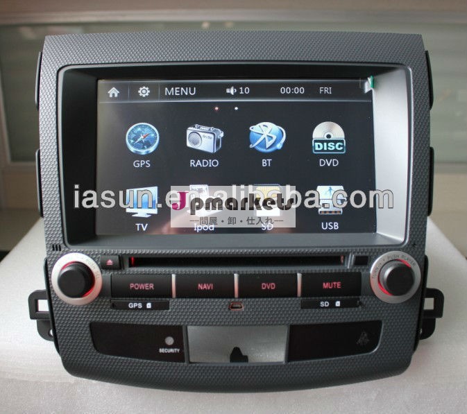 三菱アウトランダー2din8インチテレビ付きカーステレオプレーヤー、 bt、 ipod( 2006- 2009)問屋・仕入れ・卸・卸売り
