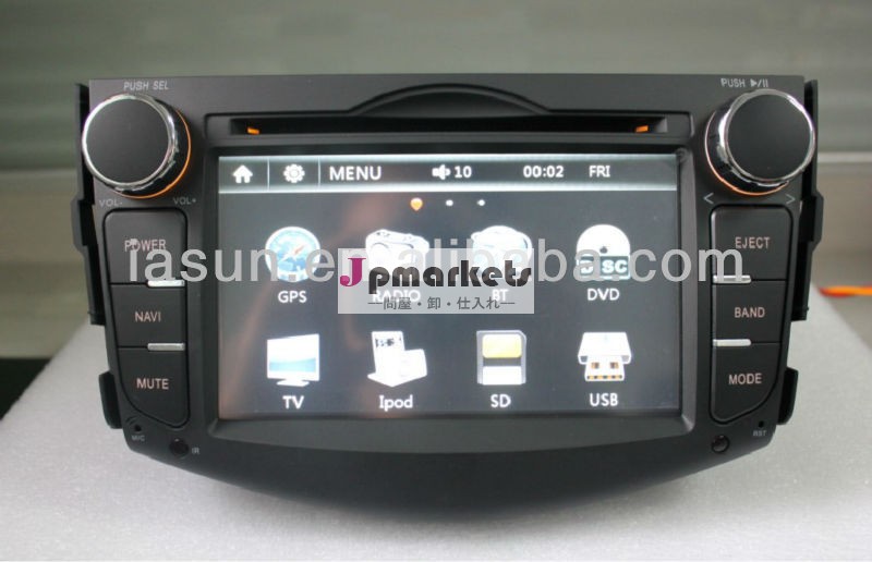 二重喧騒800*4807インチhdのタッチスクリーンのための車dvdgpsトヨタrav4問屋・仕入れ・卸・卸売り