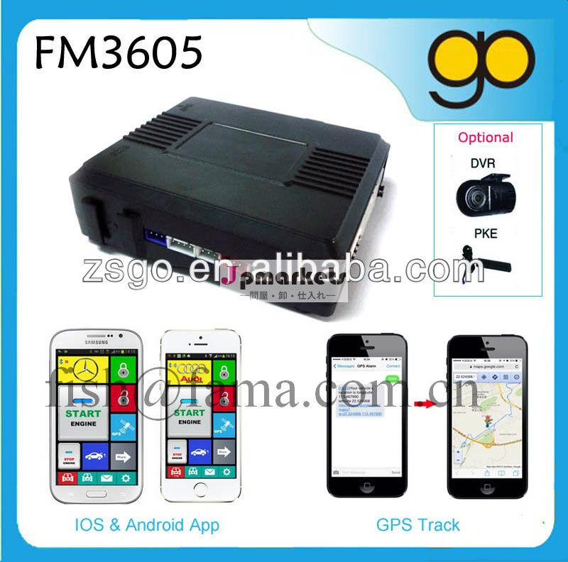 スマートフォン制御gsm毒蛇車警報- fm3605問屋・仕入れ・卸・卸売り