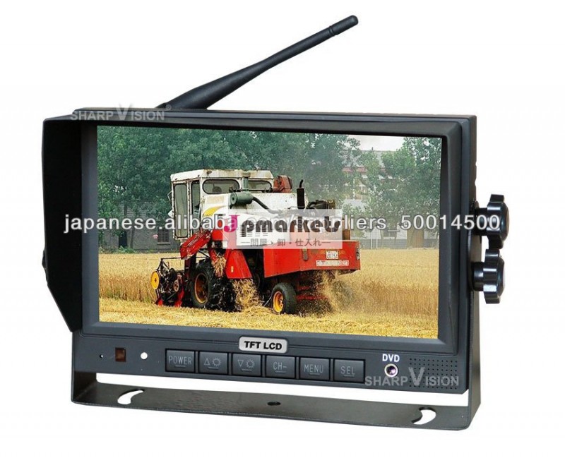 7インチ2.4GHz無線防犯モニター(WM-127D)問屋・仕入れ・卸・卸売り