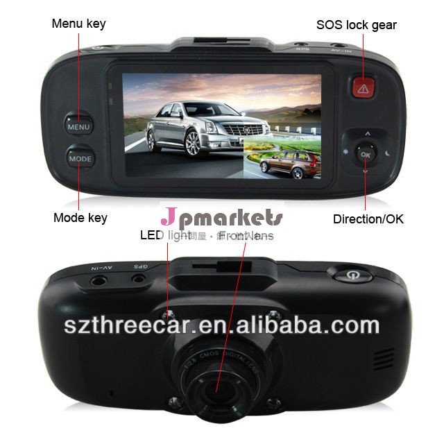 程度最も新しい2.7インチはTFT 120のHD 720p二重カメラ車のブラックボックスのdvrを分ける問屋・仕入れ・卸・卸売り