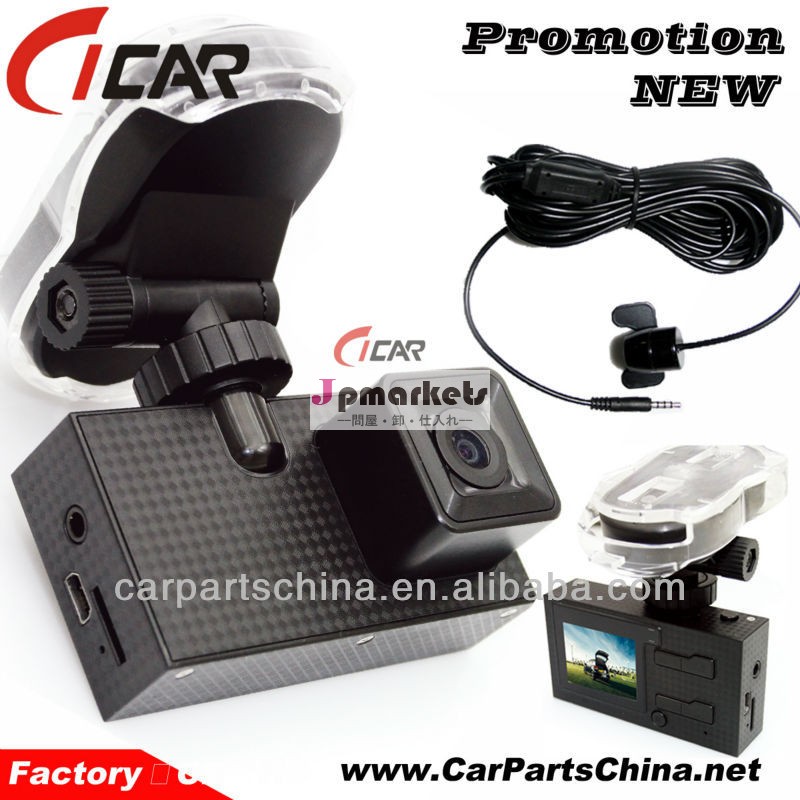 2.7" lcdgps車両2レンズ720pのhdカメラ問屋・仕入れ・卸・卸売り