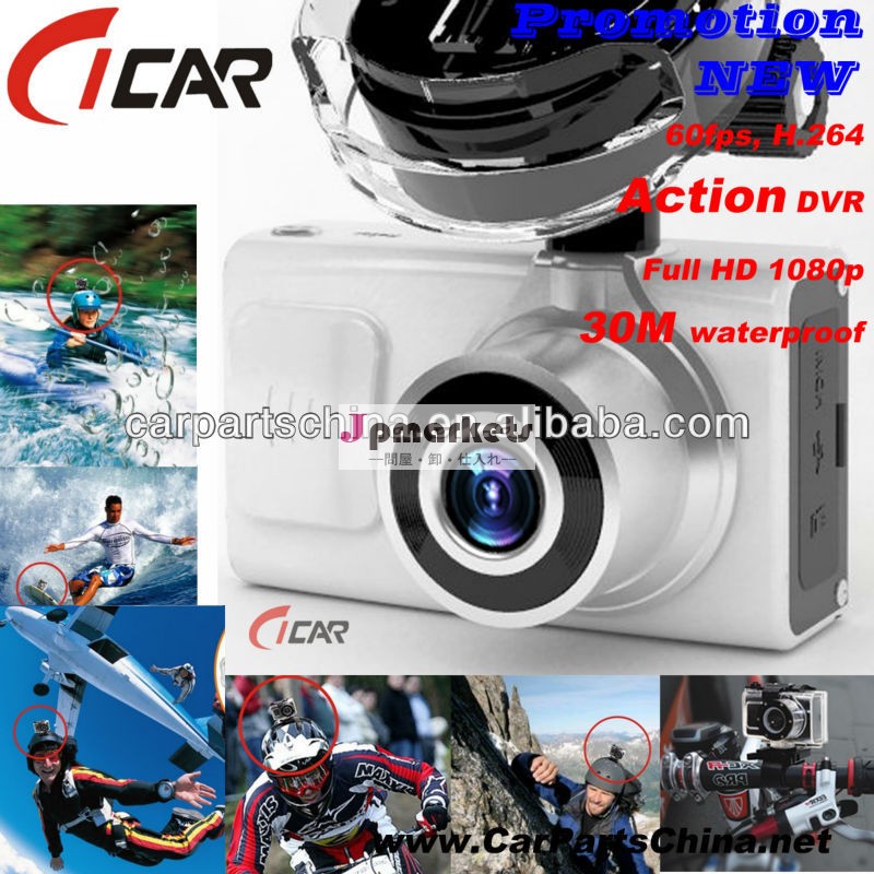 プロのh5.0メガピクセルdvカムコーダー。 防水アクションカメラフル264hd1080pスポーツdvr問屋・仕入れ・卸・卸売り