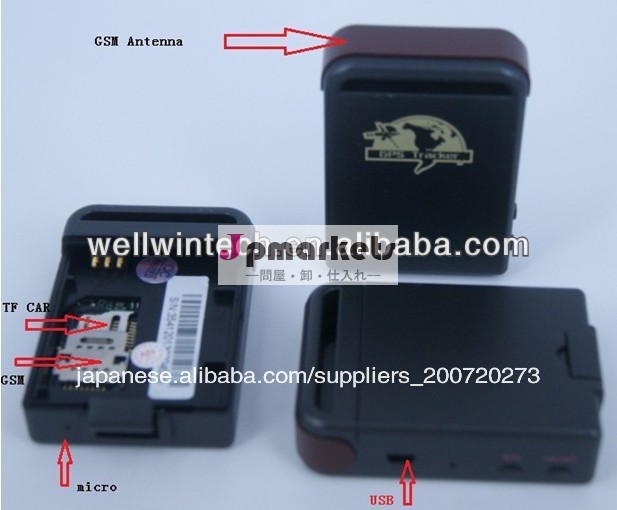gpsパーソナルトラッカーtk102gps102ミニチップgpsgsmトラッカー人とペットのための問屋・仕入れ・卸・卸売り
