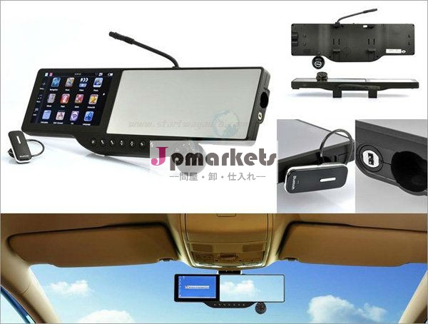 5インチ車gpsのdvr機能付きルームミラー問屋・仕入れ・卸・卸売り