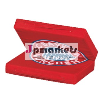 カスタマイズされたロゴ赤い色ポリエステルソフトタッチスタジアムのシートクッション( pk- 10928)問屋・仕入れ・卸・卸売り