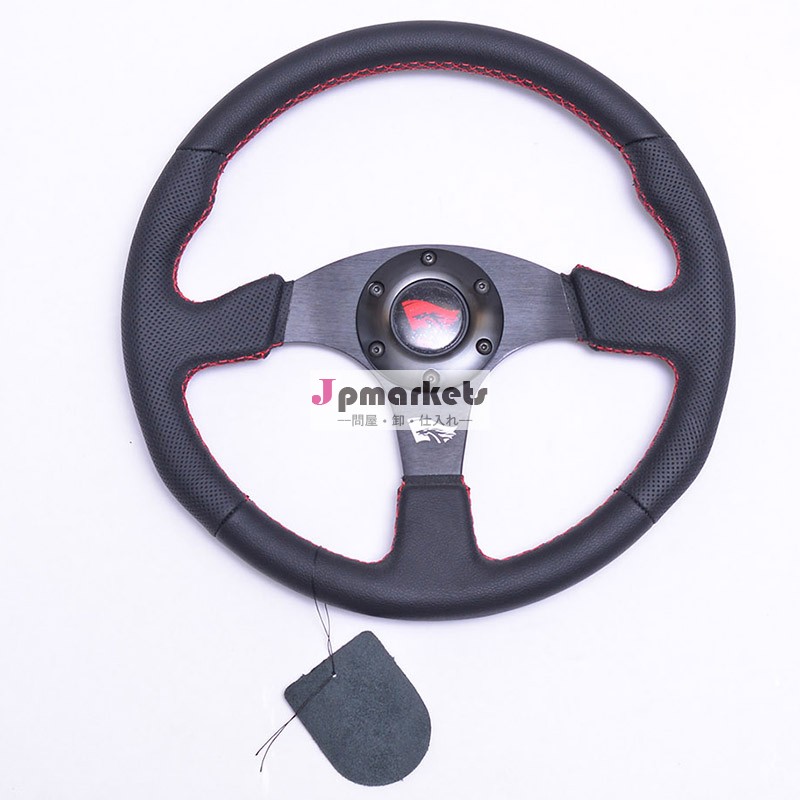 の広州のメーカーカスタムレザーレーシングステアリングホイール|ゴルフゴーカートを行くヨットoemステアリングホイール( rc5128)問屋・仕入れ・卸・卸売り