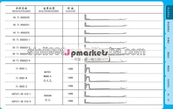 soosani so9000単気筒靴下編み針問屋・仕入れ・卸・卸売り