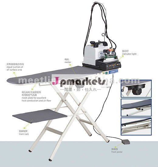 SR-2007Mターボの真空およびヒーターの折るアイロンをかけるテーブル問屋・仕入れ・卸・卸売り