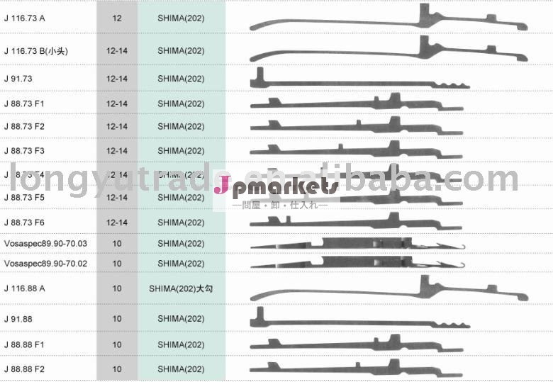 Shimaのseikiの平らな機械針問屋・仕入れ・卸・卸売り
