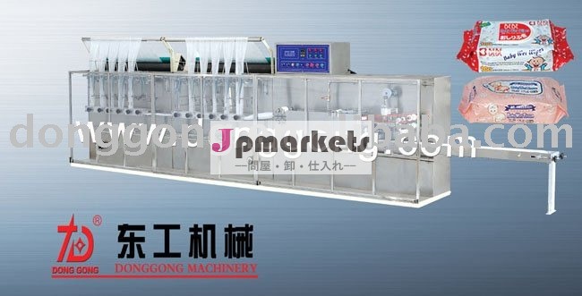 完全な自動は機械、ぬれたティッシュ機械、ぬれたワイプ機械を作るワイプをぬらした問屋・仕入れ・卸・卸売り