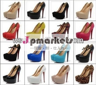 中国卸売革女性16センチメートルハイヒール問屋・仕入れ・卸・卸売り