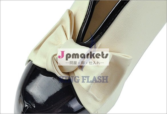 セクシーな女性Beige Bow Pump Platform女性lceのハイヒールの靴問屋・仕入れ・卸・卸売り