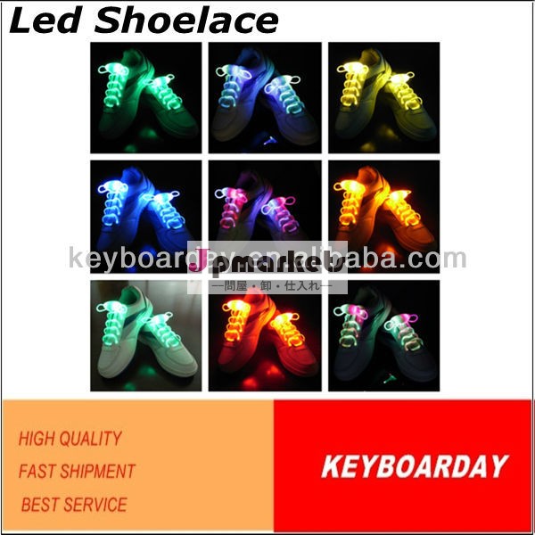 カラフルなled靴ひもアップライト、 バッテリー式led靴の光問屋・仕入れ・卸・卸売り
