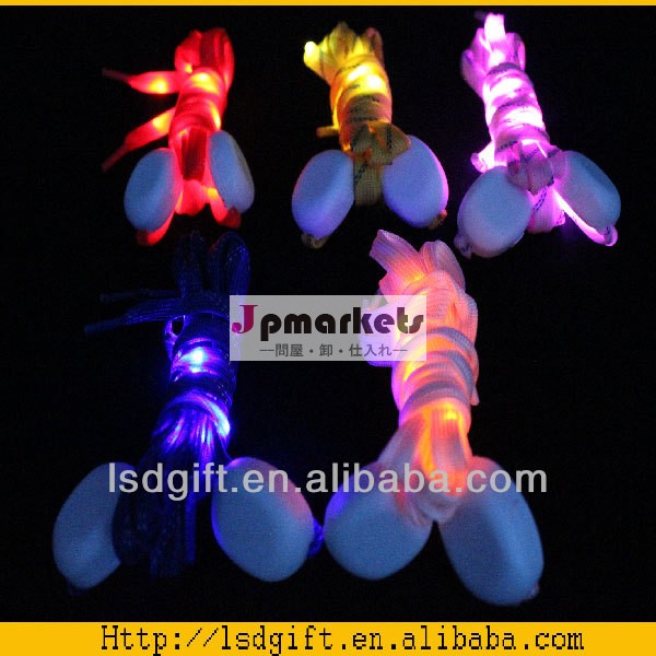 platube主導フラッシュ照明は、 ledの点滅靴ひも問屋・仕入れ・卸・卸売り