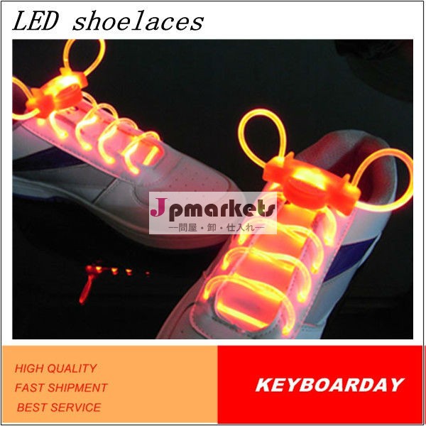 ギフトの昇進スポーツのためのled点灯靴ひも、 パーティー、 ナイトクラブ、 広場で安全な問屋・仕入れ・卸・卸売り