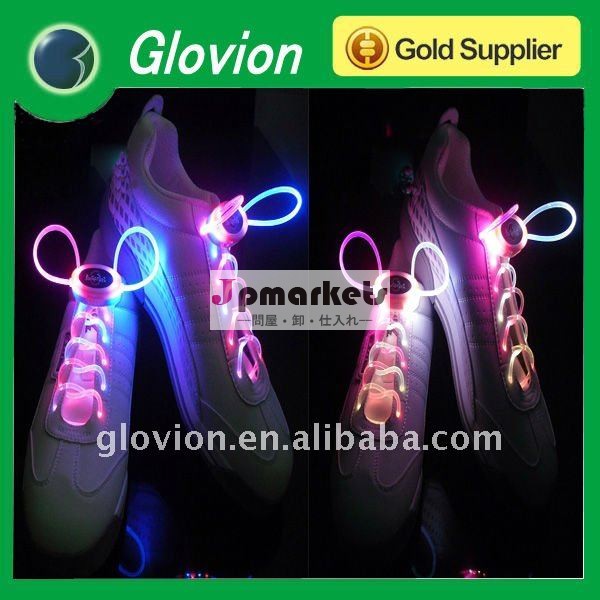 熱い販売led発光の靴ひも靴ひもledバッテリー付きled靴ひも問屋・仕入れ・卸・卸売り