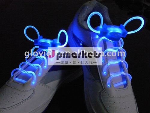 カラフルな点滅靴紐led照明付きshoeace点灯靴ひもledパーティの靴ひも問屋・仕入れ・卸・卸売り