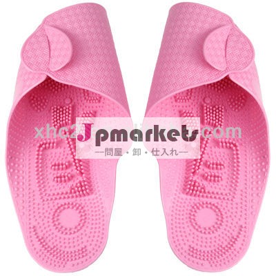 熱い販売のペアsサイズ折りたたみ式マッサージのスリッパの靴( ピンク)問屋・仕入れ・卸・卸売り