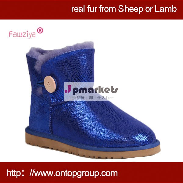 celtic sheepskin,ファッションメタリックレザームートンブーツ問屋・仕入れ・卸・卸売り